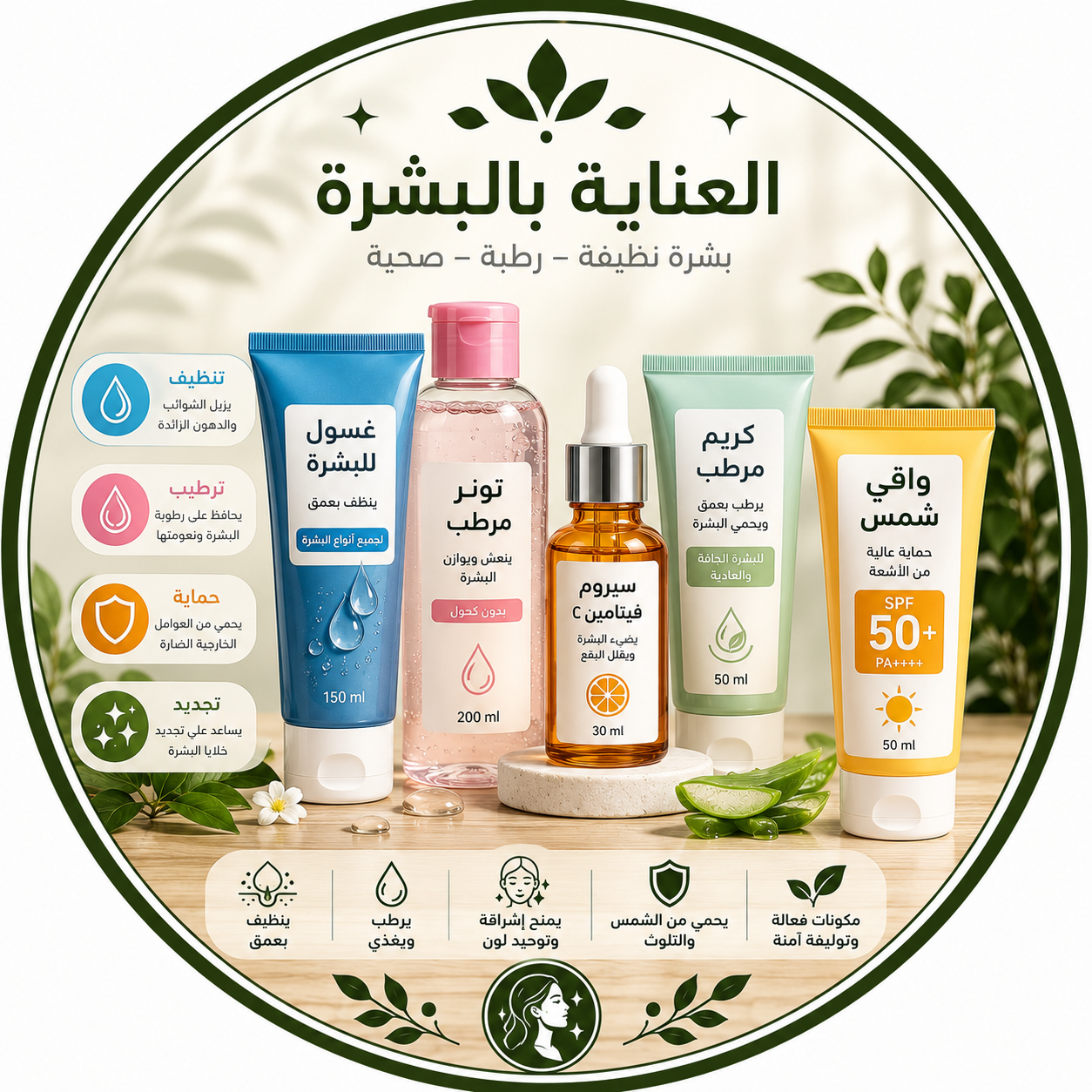 العناية بالبشرة