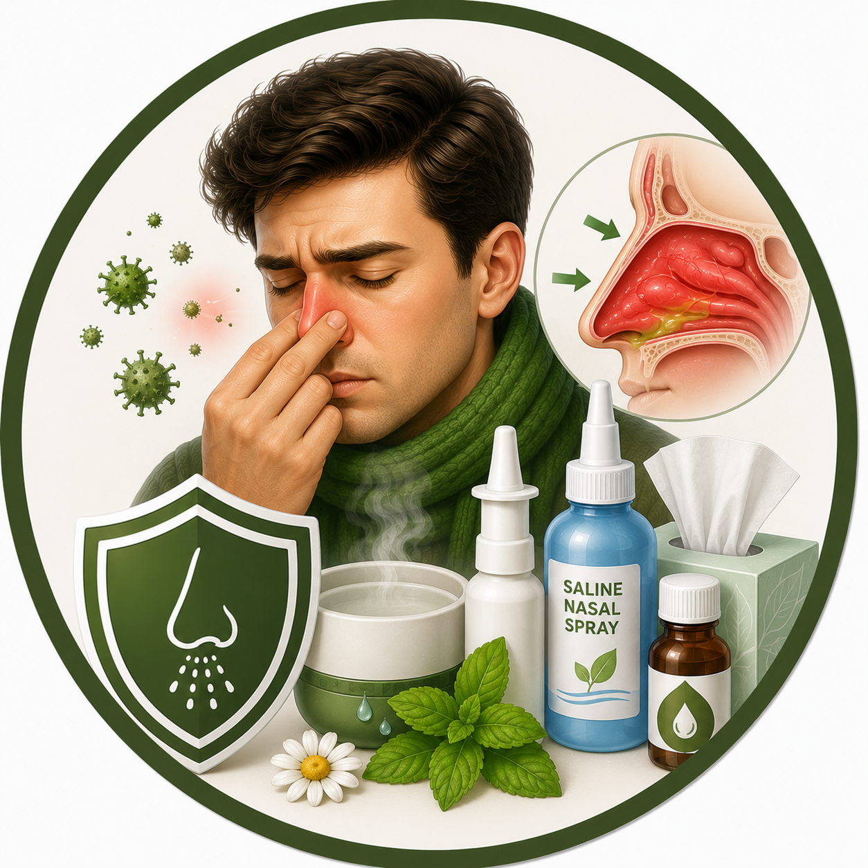احتقان الأنف