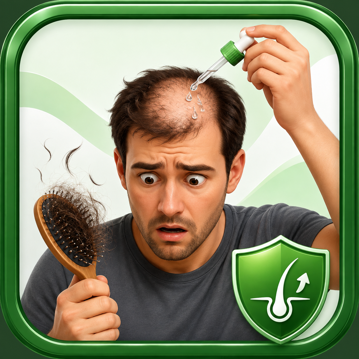 علاح تساقظ الشعر