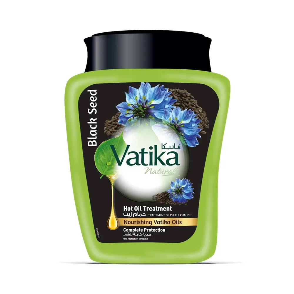 Vatika Naturals Hammam Zaith - معالج بالزيت الساخن ، تركيبة خفيفة الوزن وغير لزجة غنية بالحبة السوداء