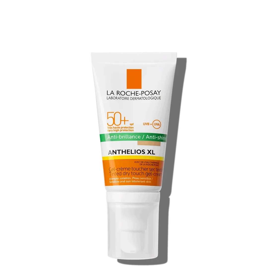 لاروش بوزيه أنثيلوس إكس إل جل كريم جاف الملمس ملوّن بعامل حماية SPF50+