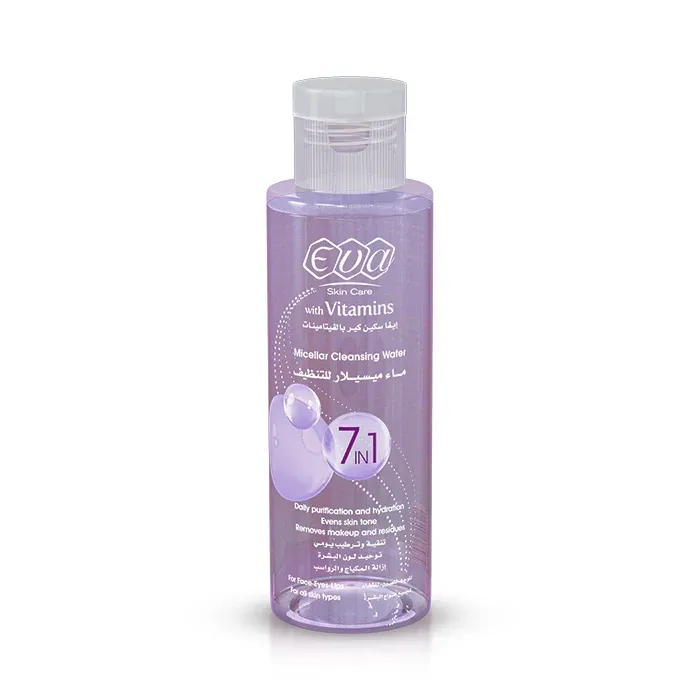 Eva Skin Care Micellar Cleansing Water With Vitamins 7 In 1 For All Skin Types 110 Ml