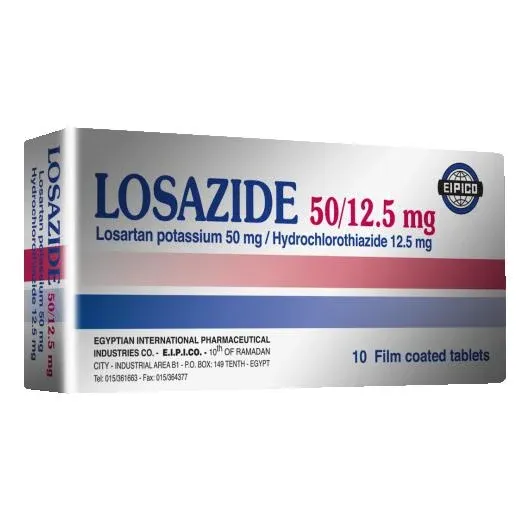 لوزازيد 50 /12.5 مج 10 قرص