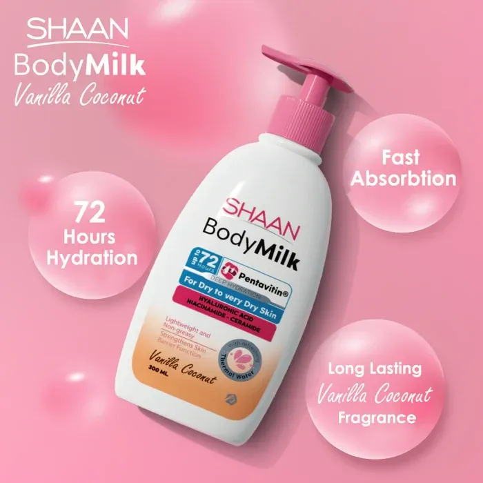 شان مرطب الجسم برائحه الفانيليا وجوز الهند 300 lg 3