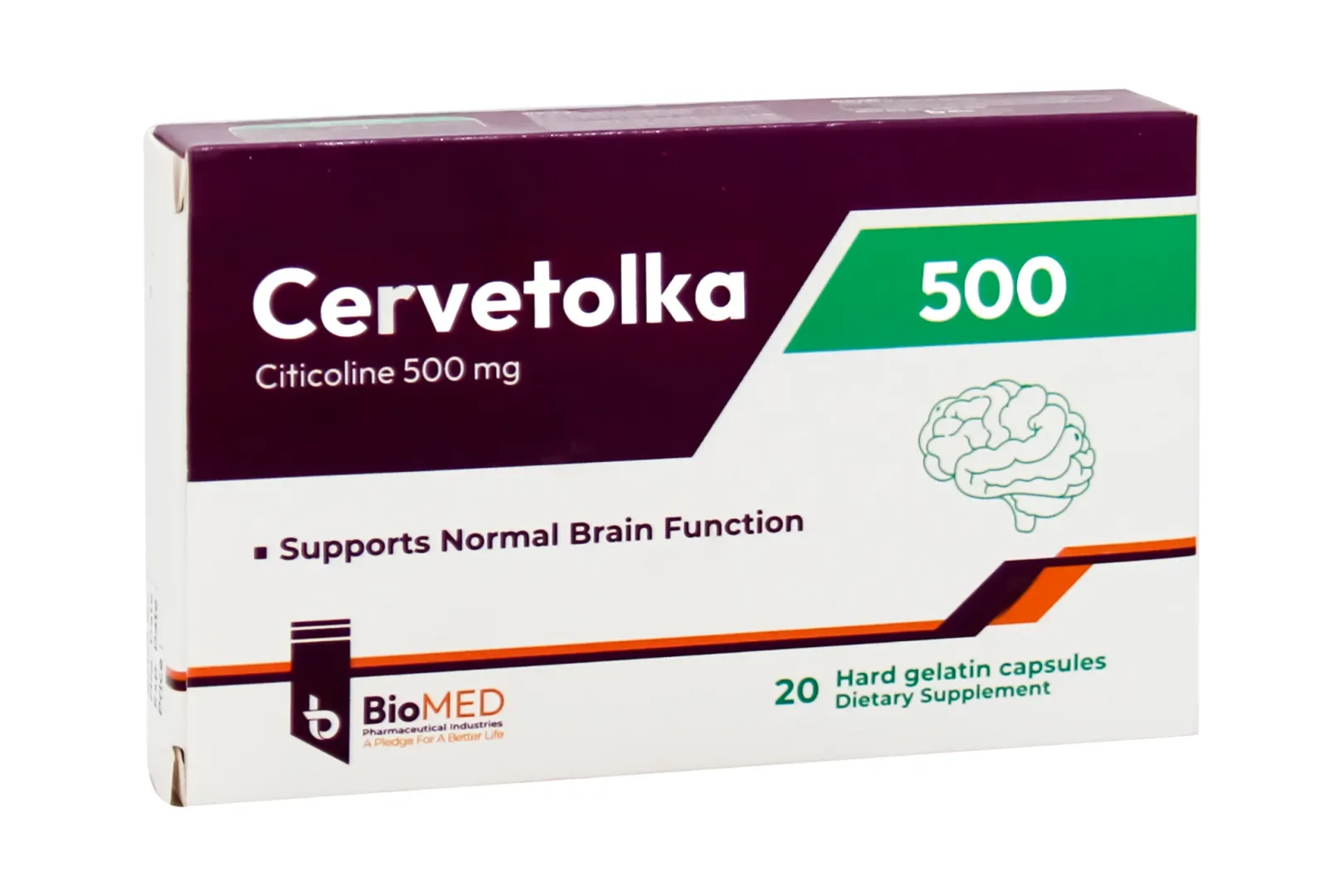 Cervetolka 500 mg 20 cap