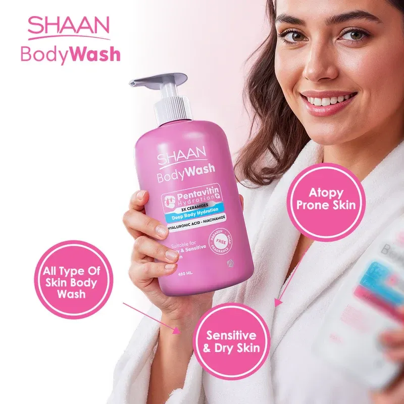 شان غسول مرطب للجسم 480 مل 4