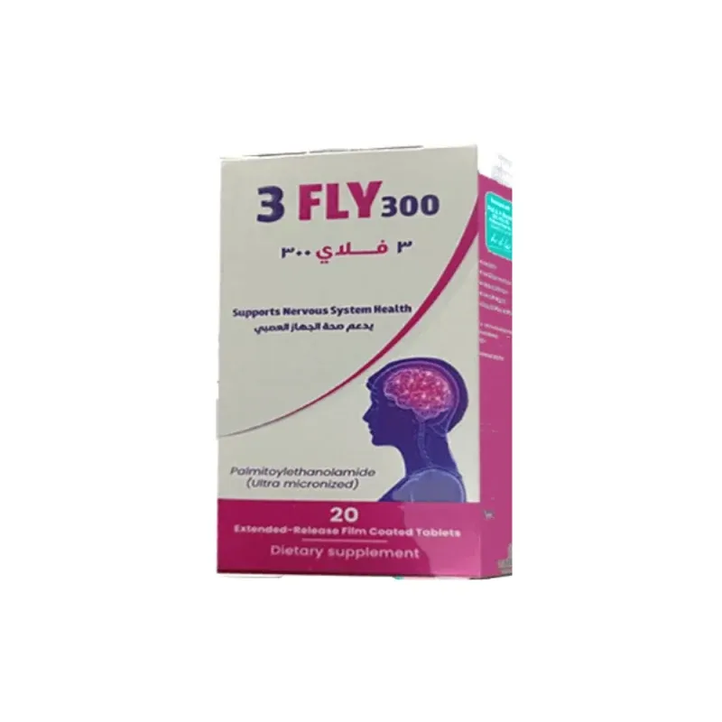 3 فلاي 300 مجم 20 قرص مغلف ممتد المفعول