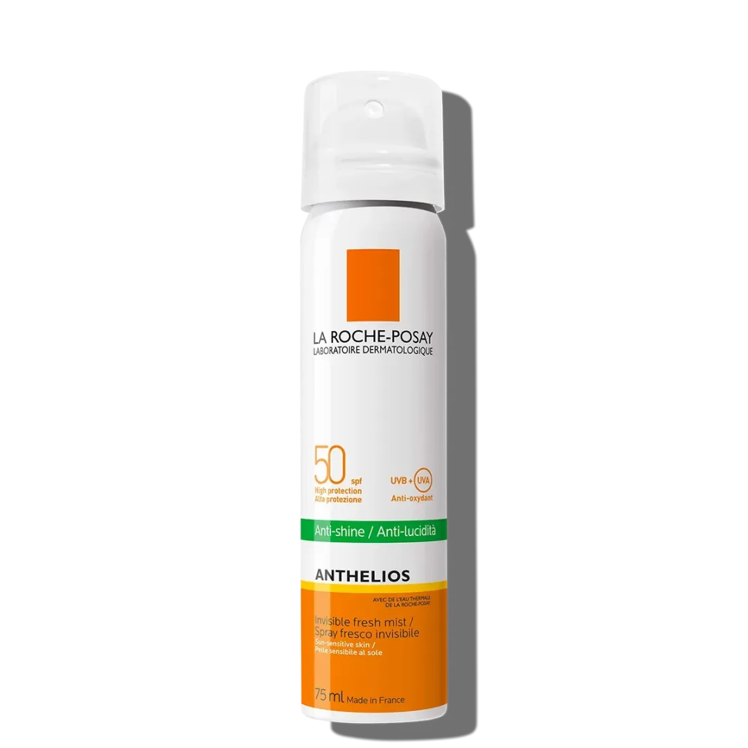 لاروش بوزيه أنثيليوس﻿ بخاخ منعش مضاد للمعان مع عامل حماية SPF50